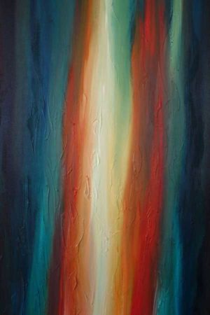 Illuminous-Flame-Abstract-Painting-close-up