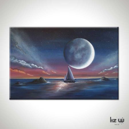 Sail-Under-Moonlight-Sailboat-Painting