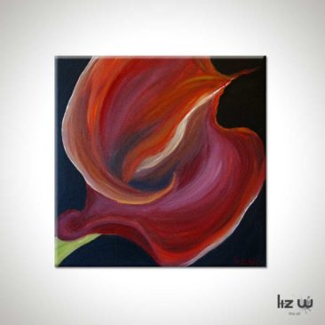 Red-CallaLily-Floral-Painting