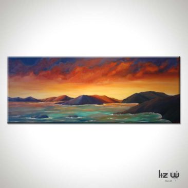 Firey-Sunset-in-the-Virgin-Islands-Painting