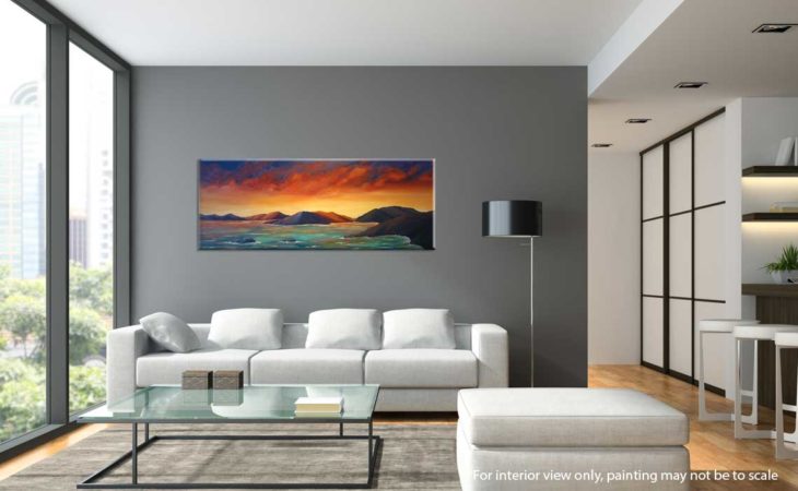 Firey-Sunset-in-the-Virgin-Islands-Painting-interior-view-2
