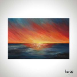 The-Edge-of-Sunset-Seascape-Painting