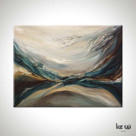 Through-Water-to-Earth-Abstract-Painting-Liz-W