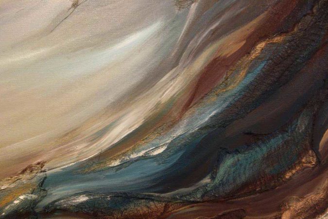 Through-Water-to-Earth-Abstract-Painting-close-up-2-Liz-W