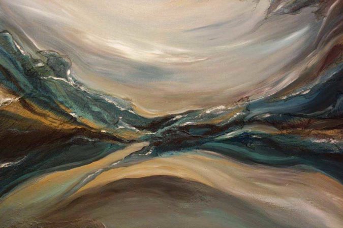 Through-Water-to-Earth-Abstract-Painting-close-up-4-Liz-W