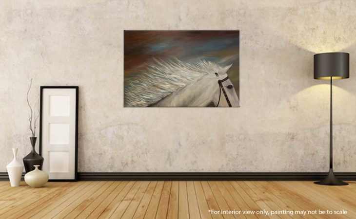 White-Horse-Painting-Liz-W-Figure-Painting-interior-2