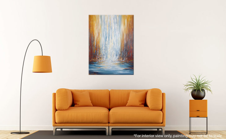 Blowing-Rock-Falls-Abstract-Waterfall-Painting-Liz-W