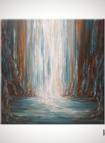 Prism Falls Waterfall Painting