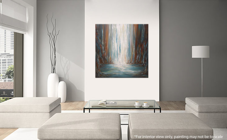Prism Falls Waterfall Painting