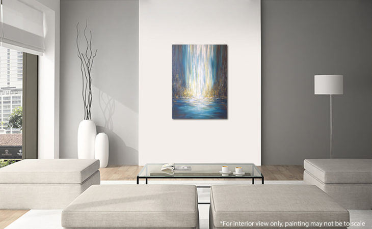 Golden-Falls-Abstract-painting