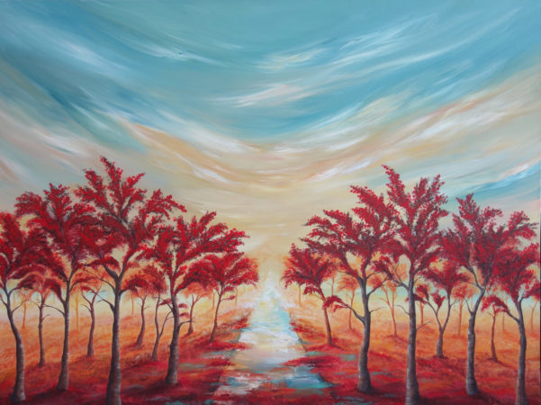 Red-Tree-Grove-Painting-Liz-W