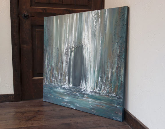 Under the Veil Waterfall Painting Liz W