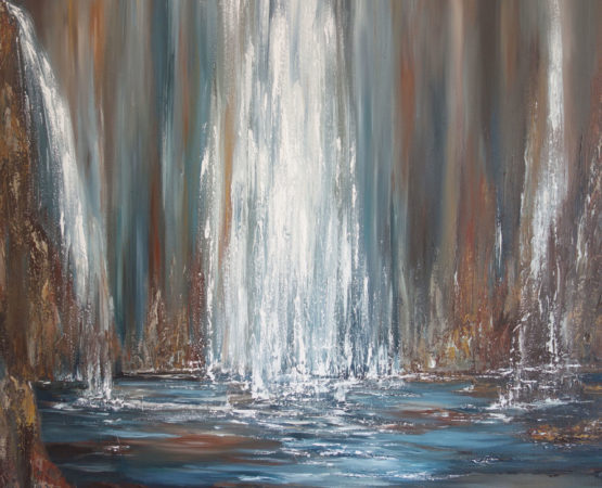 Red-Rock-Falls-Abstract-Waterfall-Painting-Liz-W