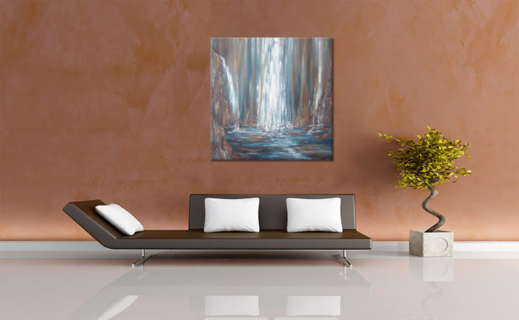 Red-Rock-Falls-Abstract-Waterfall-Painting-Liz-W